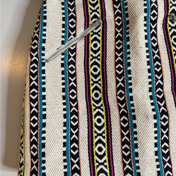 Multicolor Patterned Women's Skirt - Picture 3 of 9